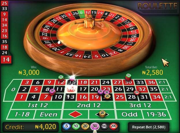 Bàn chơi roulette mà các casino thường sử dụng